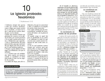 Lección 10: La iglesia probada: Tesalónica