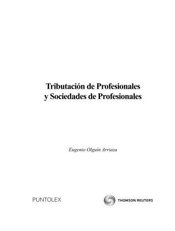 Tributación de Profesionales y Sociedades de Profesionales