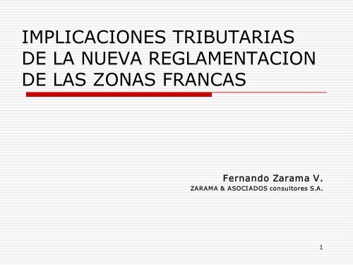 IMPLICACIONES TRIBUTARIAS DE LA NUEVA ... - AP Legis