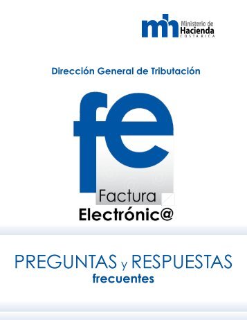 Preguntas/respuestas sobre Factura electrónica