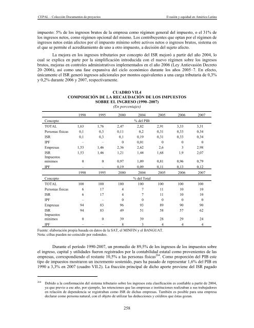 Evasión y equidad final_corregido - Cepal