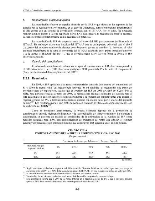 Evasión y equidad final_corregido - Cepal