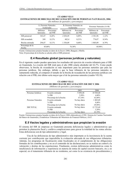 Evasión y equidad final_corregido - Cepal