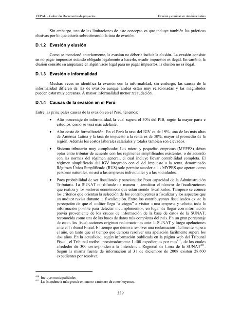 Evasión y equidad final_corregido - Cepal