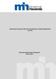 Declaración Anual de Clientes, Proveedores y Gastos Específicos ...