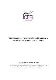 HISTORIA DE LA TRIBUTACIÓN EN GUATEMALA - Ministerio de ...