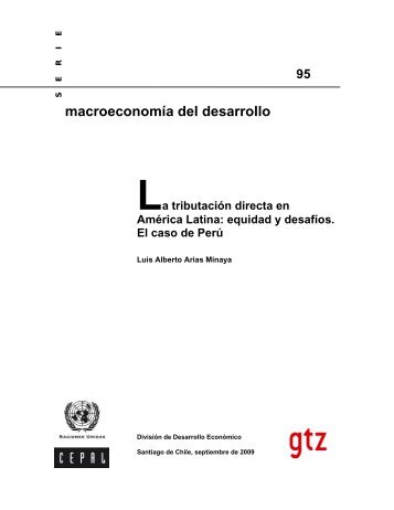 La tributación directa en América Latina - Cepal