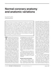 Normal coronary anatomy and anatomic variations - Applied ...