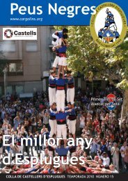 Peus Negres 12 - Colla de Castellers d'Esplugues