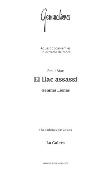 Descarrega't el primer capítol (PDF) - Gemma Lienas