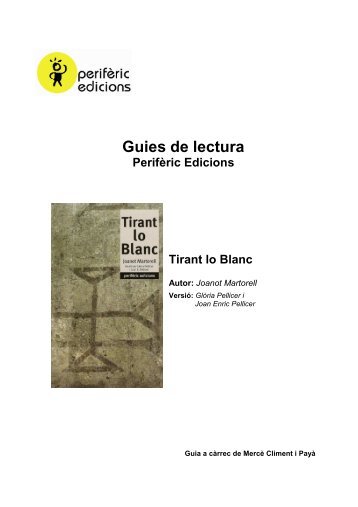 Guia Tirant lo Blanc - periferic edicions