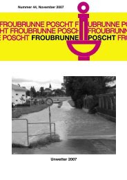 Nummer 44, November 2007 [PDF, 1.00 MB] - Fraubrunnen