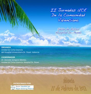 II Jornadas UCE De la Comunidad Valenciana - Semes CV