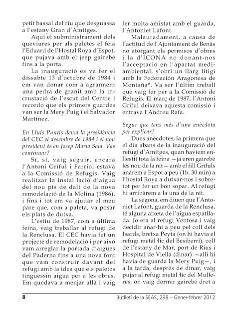 SEAS Nº 298.indd - Entitats de sant Just Desvern