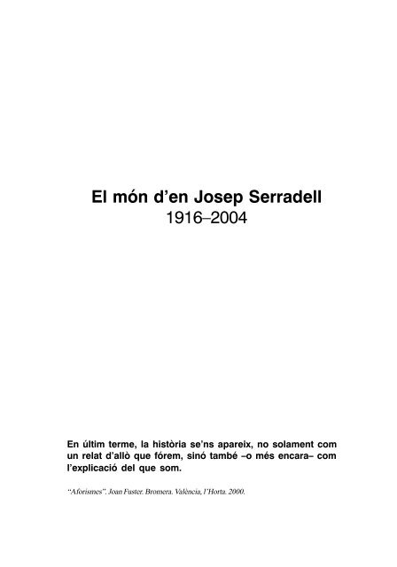 El món d'en Josep Serradell - Comunistes