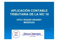 APLICACIÓN CONTABLE TRIBUTARIA DE LA NIC 16