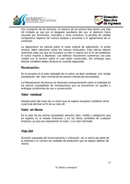 manual de revaluacion de activos - Dirección Ejecutiva de Ingresos