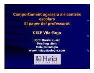 Agressivitat a l'escola - heia - psicologia