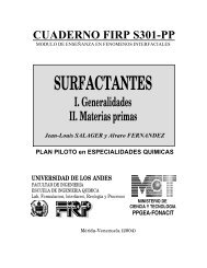 SURFACTANTES - Laboratorio FIRP - ULA