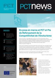 Es posa en marxa al PCT el Pla de Reforçament de la Competitivitat ...