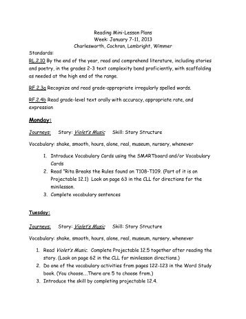 lesson plans Jan. 7