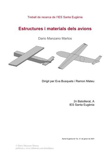 Estructures i materials dels avions [clic aquí] Introducció