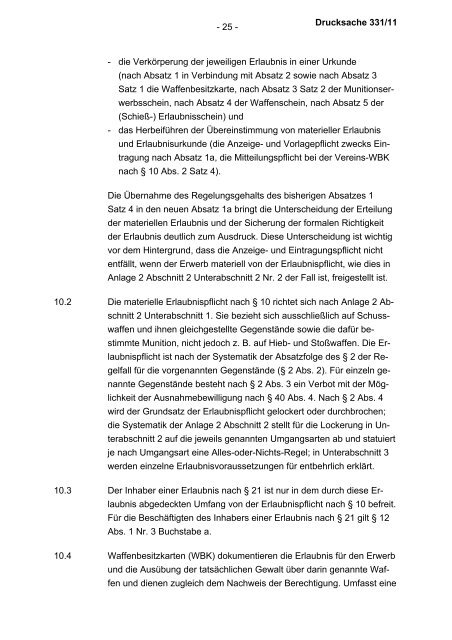 Drucksache 331/11 - Umwelt-online