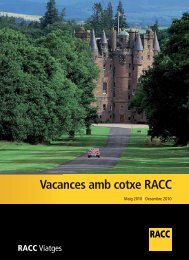 Vacances amb cotxe RACC