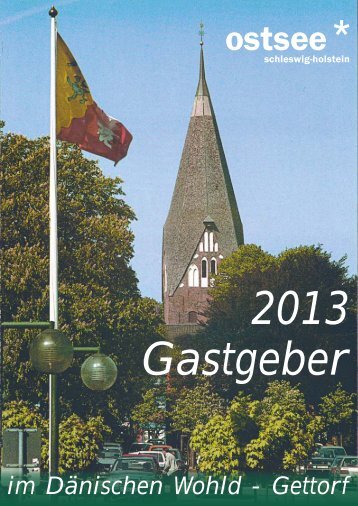Gastgeberverzeichnis 2013 - Fremdenverkehrsverein Dänischer ...