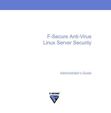 F-Secure Anti-Virus Linux Server Security