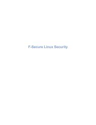 F-Secure Linux Security