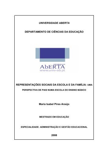 Maria Isabel Pires Araújo - Universidade Aberta