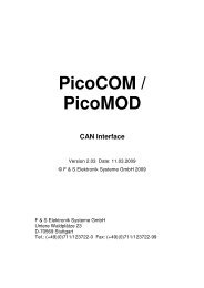 PicoCOM / PicoMOD - F&S Elektronik Systeme GmbH.