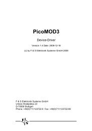PicoMOD3 - F&S Elektronik Systeme GmbH.