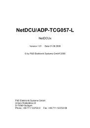 NetDCU/ADP-TCG057-L - F&S Elektronik Systeme GmbH.