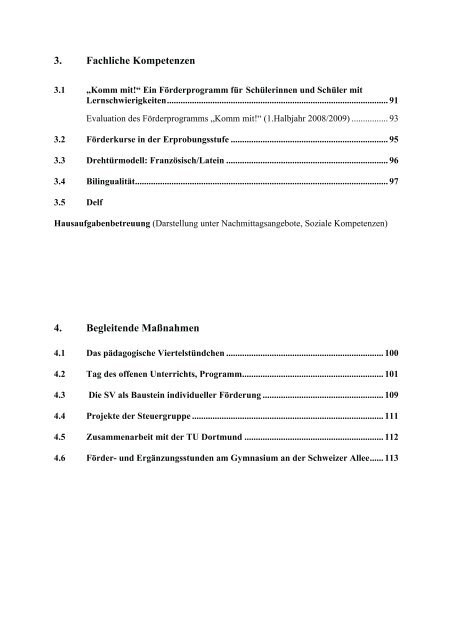 Individuelle FÃ¶rderung - Gymnasiums an der Schweizer Allee