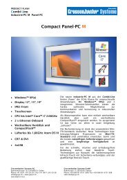 Compact Panel-PC M - Grossenbacher Systeme AG