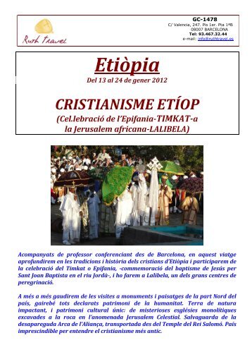 etiòpia - Agencia de viajes Ruth Travel
