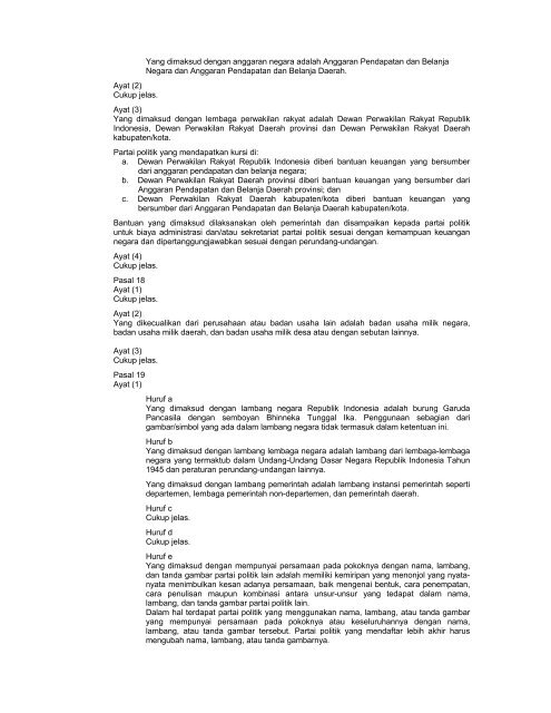 rancangan undang-undang republik indonesia nomor 31 ... - ProPatria