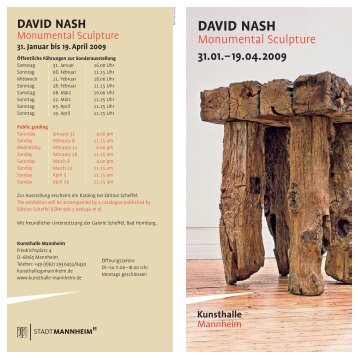 DAVID NASH - Galerie Scheffel