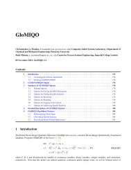 Solver Manual (pdf) - Gams