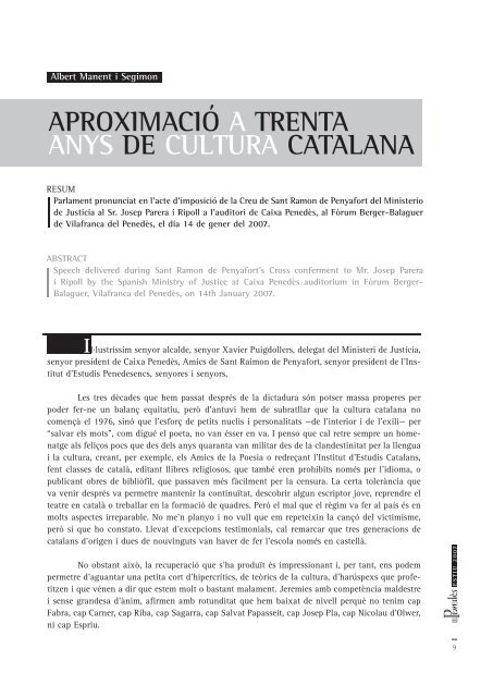 número 15 en format pdf - Institut d'Estudis Penedesencs