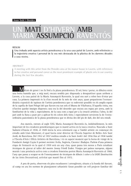 número 15 en format pdf - Institut d'Estudis Penedesencs