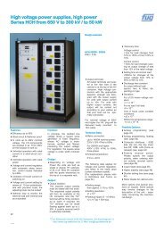 datasheet HCH - Fug Elektronik