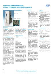 Druckerfreundliches Datenblatt (PDF) - Fug Elektronik