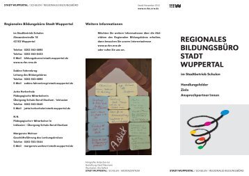 Regionales BildungsBüRo stadt WuppeRtal