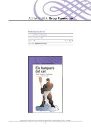Guía d'activitats del llibre (PDF) - Alfaguara/Grup Promotor