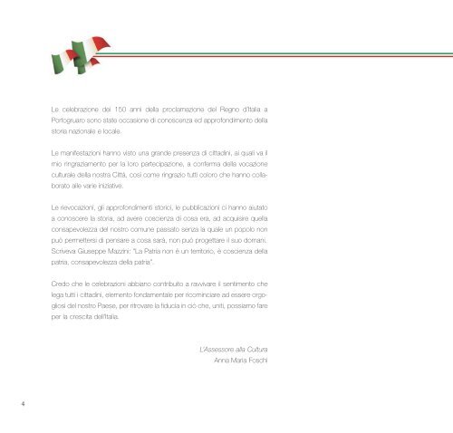 Le celebrazioni del 150° anniversario dell'Unità d'Italia a Portogruaro