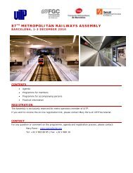 assembly programme - UITP