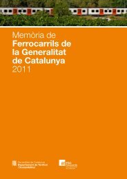 Memòria de Ferrocarrils de la Generalitat de Catalunya 2011 - FGC